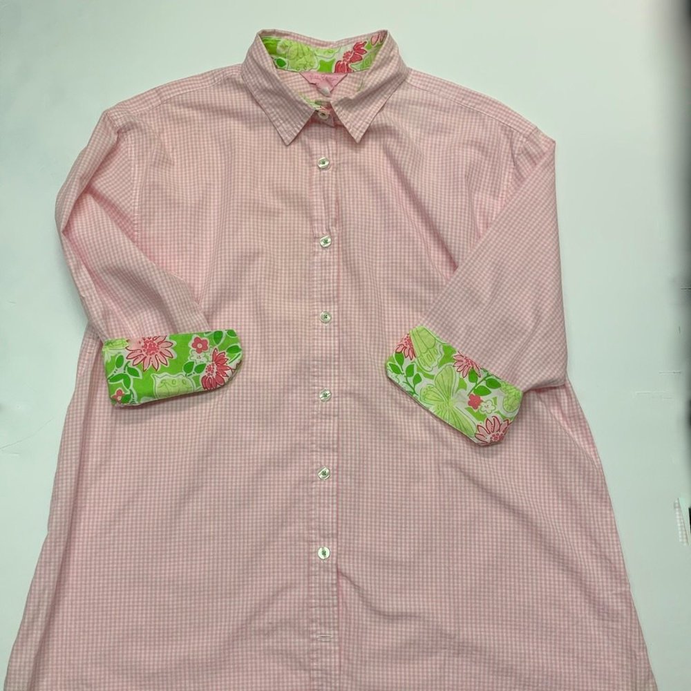 LILLY PULITZER TUNIC/COVER-UP/NIGHTSHIRT S